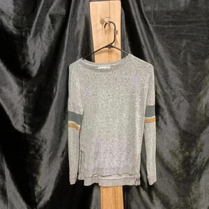Long sleeve sweater t-shirt pink rose size small